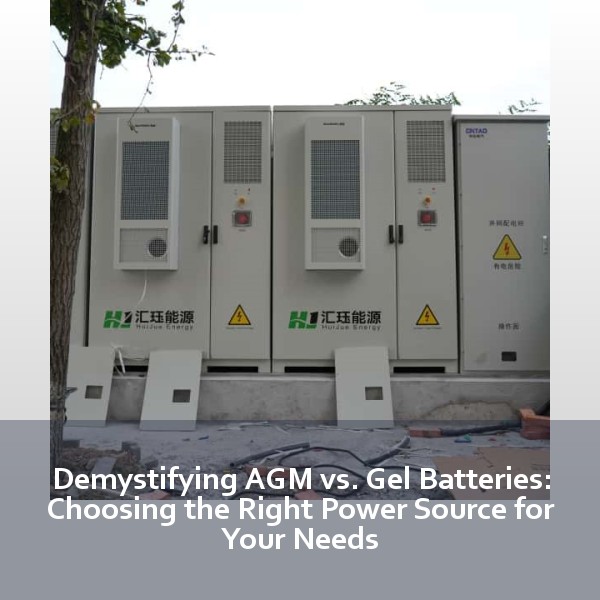 Demystifying AGM vs. Gel Batteries: Choosing the Right Power Source for Your Needs